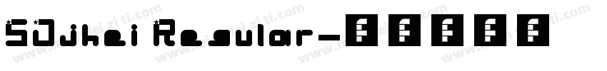 SJjhei Regular字体转换